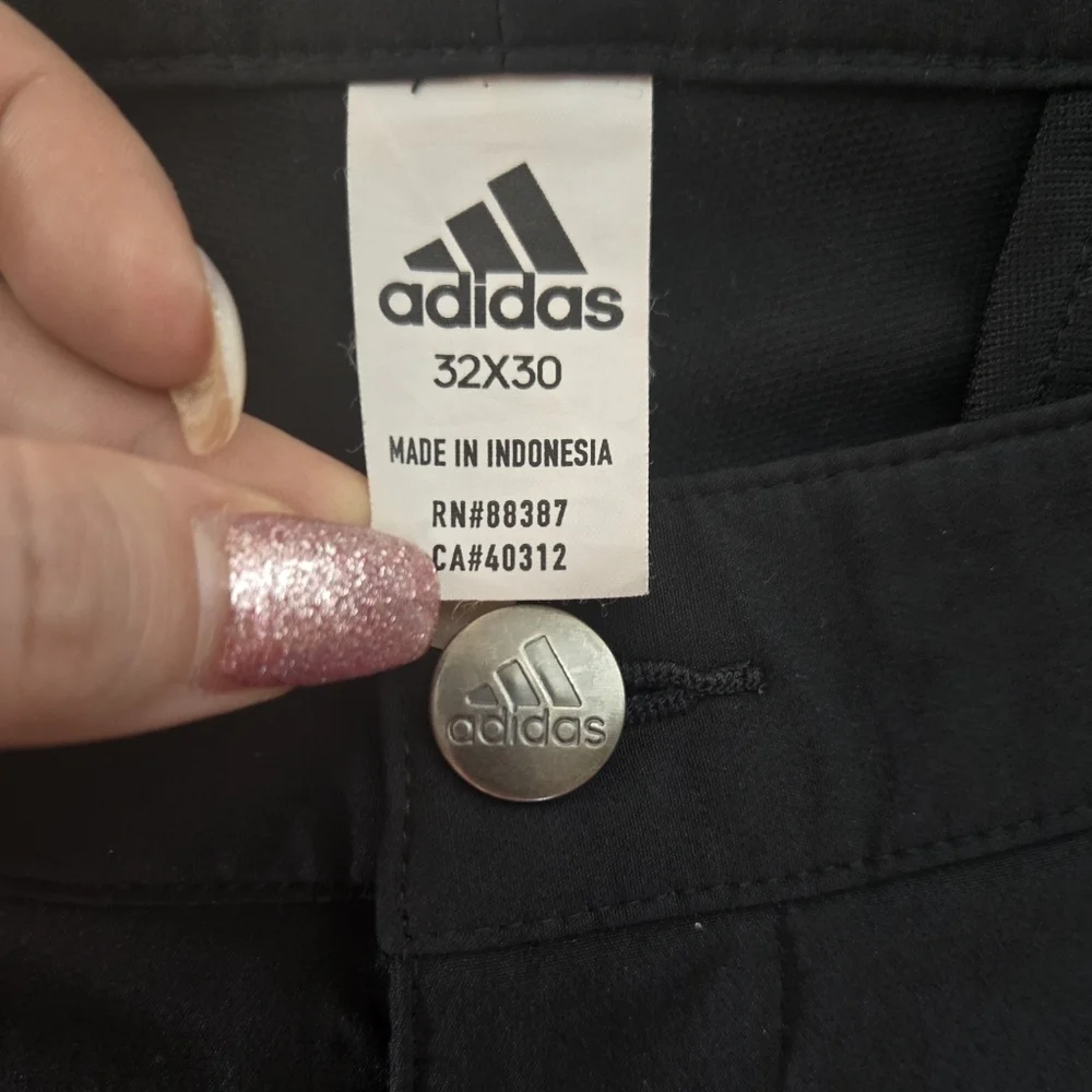 Adidas Men’s Size 32x30 Athletic ClimaLite Black Pants